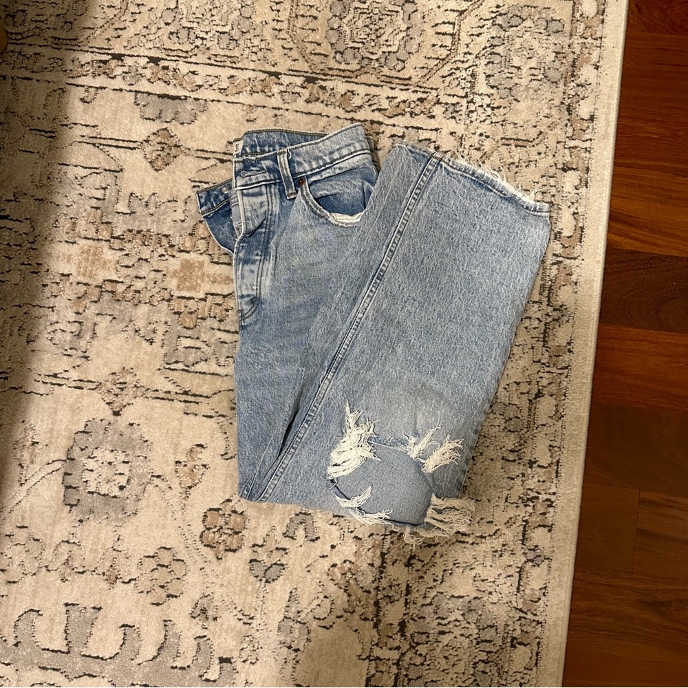 Abercrombie & Fitch high rise denim